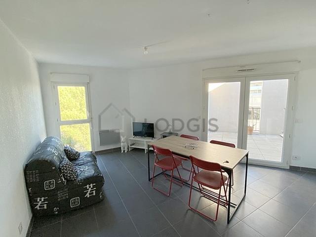 Appartement 1 chambre meublé avec garage, terrasse et ascenseur Montpellier Centre