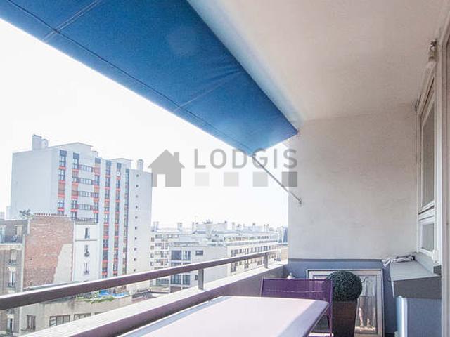 Appartement 1 chambre meublé avec terrasse, ascenseur et concierge Gambetta Paris 20°