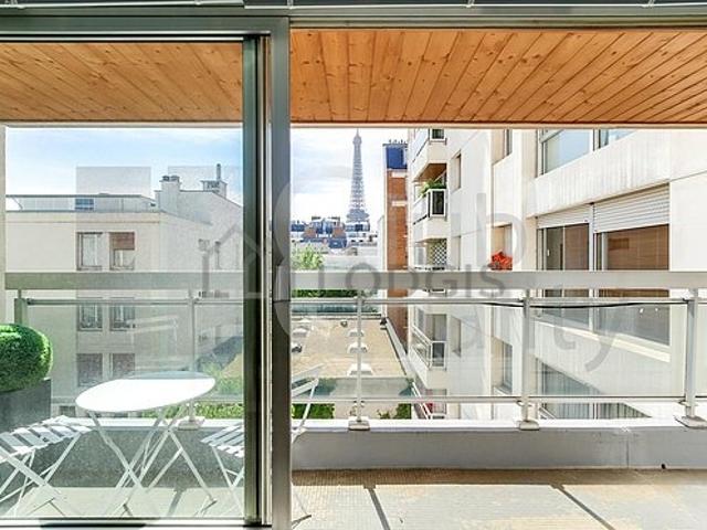 Appartement 1 chambre meublé avec terrasse, ascenseur et concierge Paris 7°