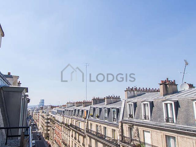 Appartement 1 chambre meublé avec terrasse et ascenseur Montmartre Paris 18°