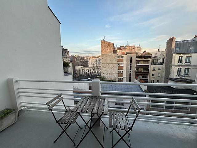 Appartement 1 chambre meublé avec terrasse et ascenseur Auteuil Paris 16°