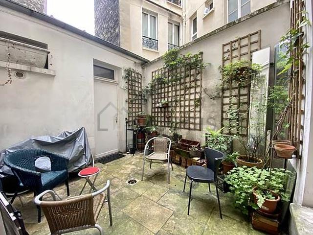 Appartement 1 chambre meublé avec terrasse Montmartre Paris 18°