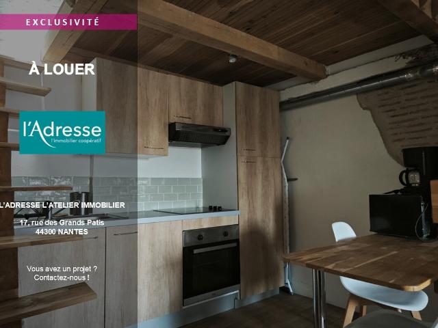 Appartement 1 pièce Nantes 25.13m² 660€ à louer l'Adresse