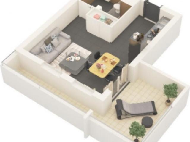 Appartement 1 pièce à louer