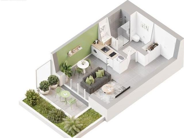 Appartement 1 pièce RF9 3500
