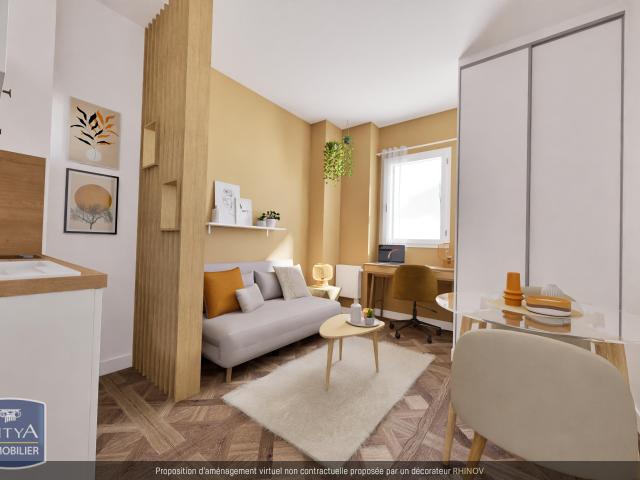 Appartement 1 pièce 14 m²
