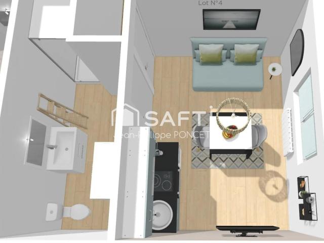 Appartement 1 pièce 16 m²