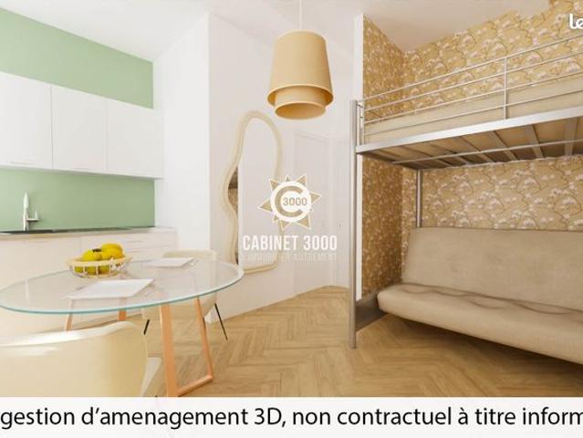 Appartement 1 pièce 17 m²