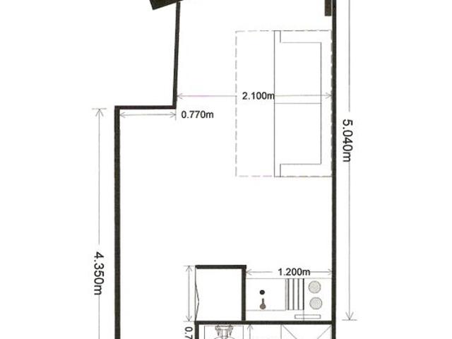Appartement 1 pièce, 17 m² à louer à Balaruc les Bains 34540
