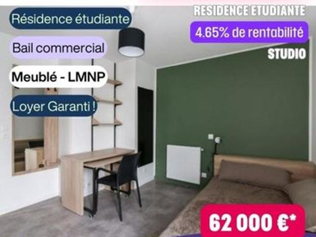 Appartement 1 pièce 18 m²