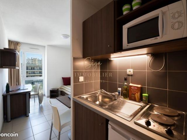 Appartement 1 pièce 19 m²