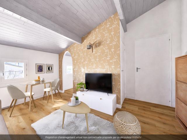 Appartement 1 pièce 19 m²