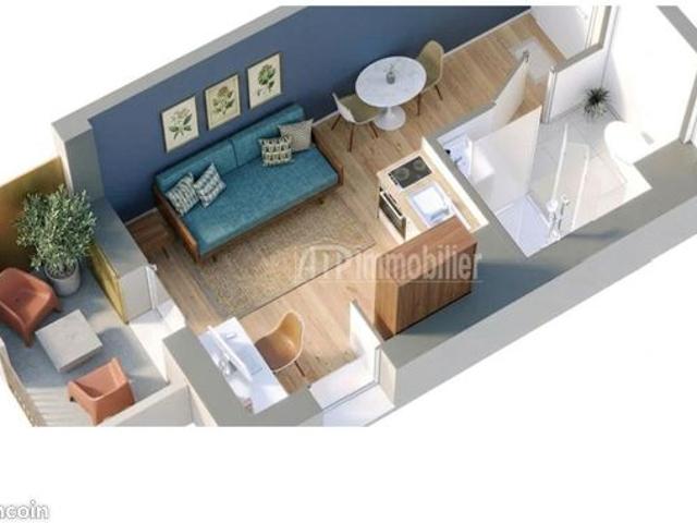 Appartement 1 pièce 19 m²