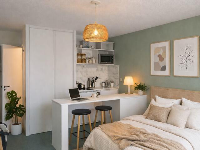 Appartement 1 pièce 19 m²