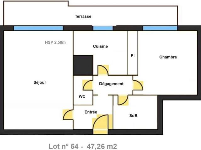 Appartement 1 pièce, 12 m² à louer à Antibes 06160