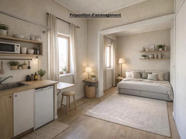 Appartement 1 pièce 13 m²