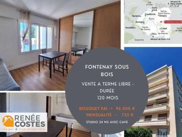 Appartement 1 pièce 24 m²