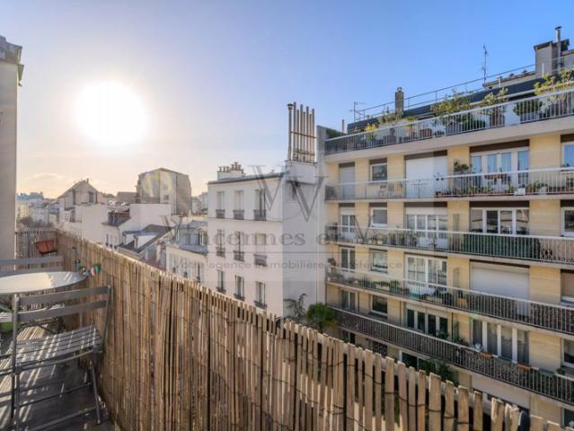 Appartement 1 pièce 24.31m² + Balcon 3.45m²