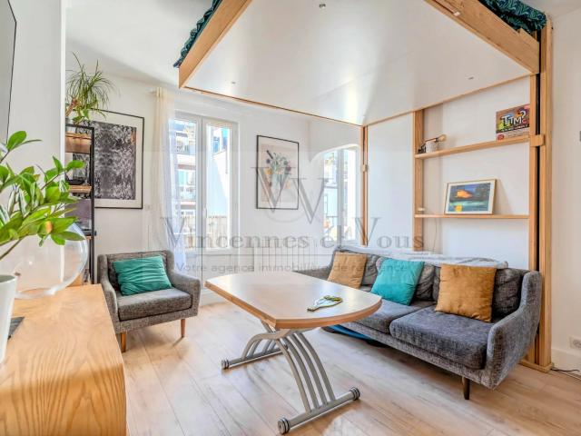 Appartement 1 pièce 24.31m² + Balcon 3.45m²
