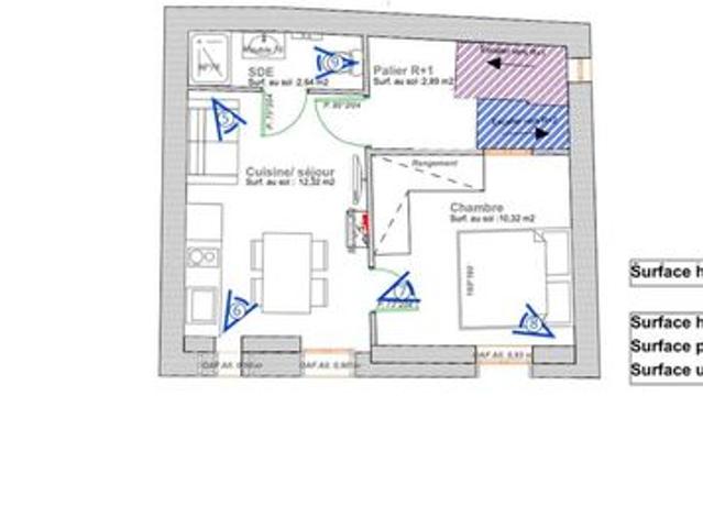 Appartement 1 pièce 25 m²
