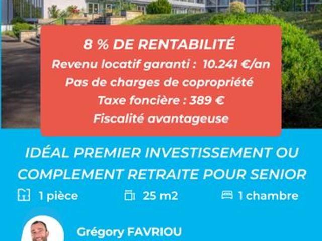Appartement 1 pièce 25 m²