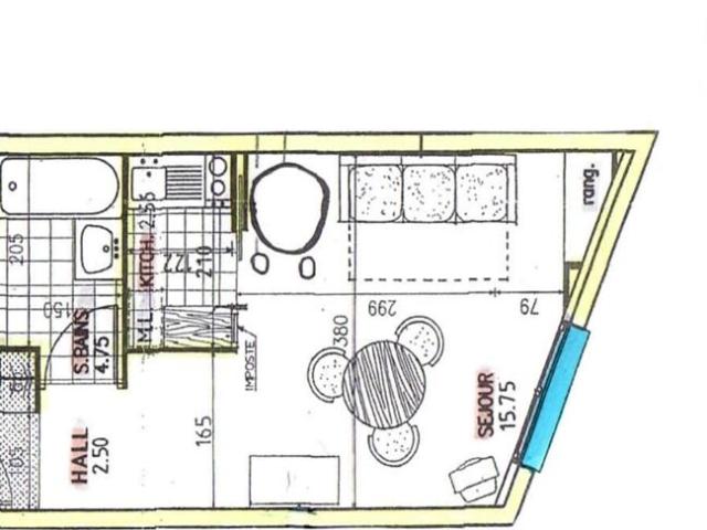 Appartement 1 pièce, 26 m² à louer à Clermont Ferrand 63000