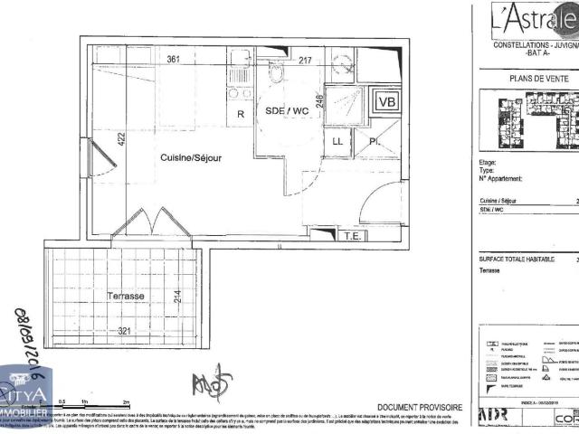 Appartement 1 pièce 27 m²
