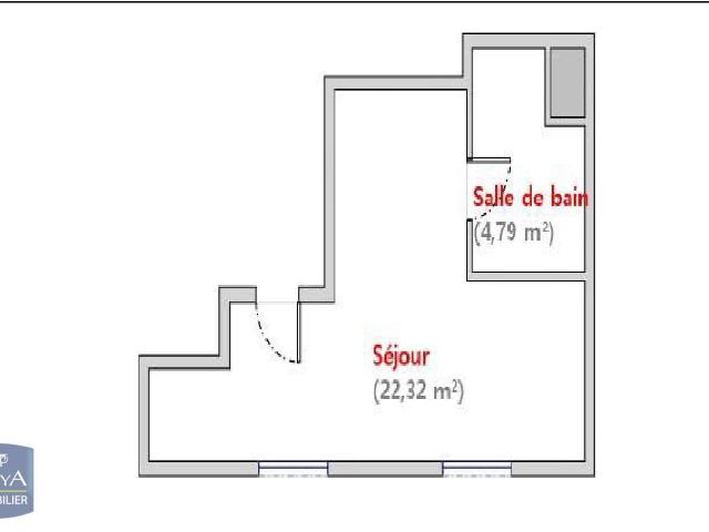 Appartement 1 pièce 27 m²