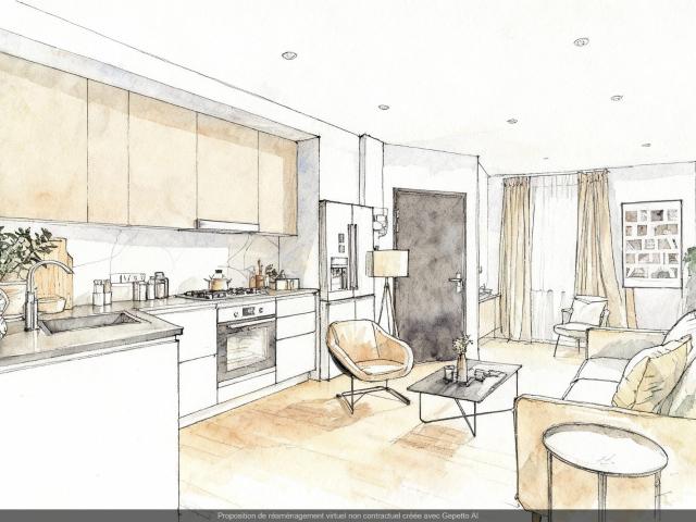 Appartement 1 pièce 27 m²