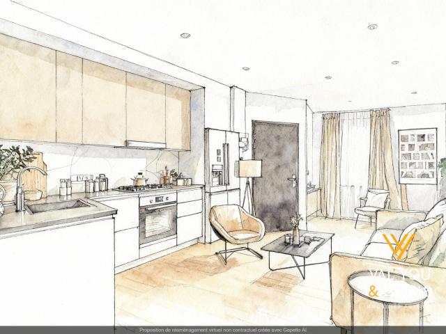 Appartement 1 pièce 27 m²