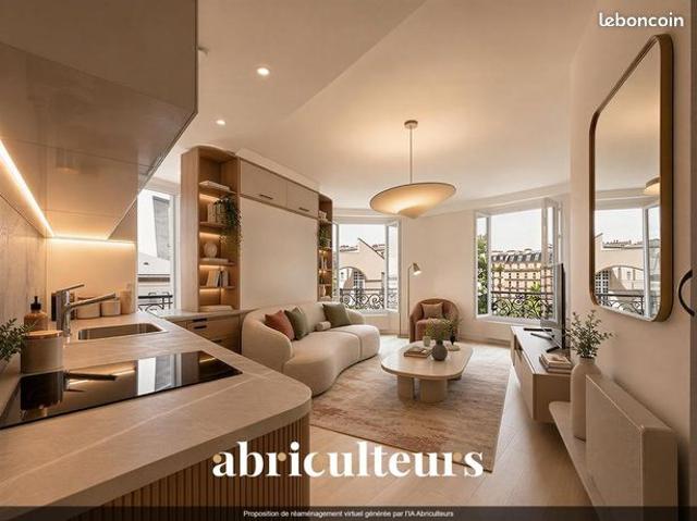 Appartement 1 pièce 29 m²