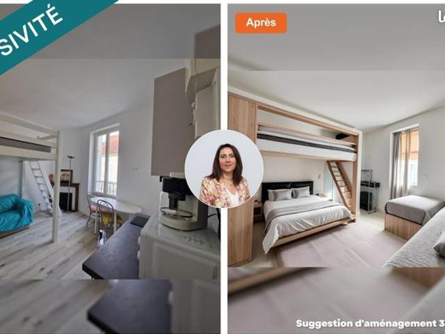 Appartement 1 pièce 20 m²