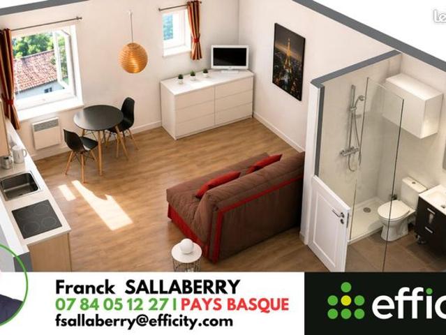 Appartement 1 pièce 20 m²