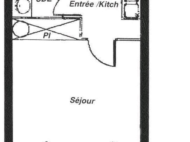 Appartement 1 pièce, 21 m² à louer à Toulouse 31200