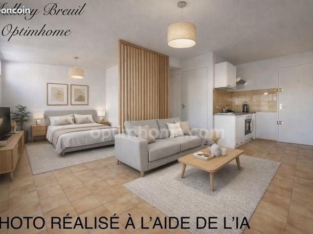 Appartement 1 pièce 23 m²