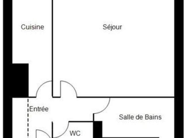Appartement 1 pièce 35 m²