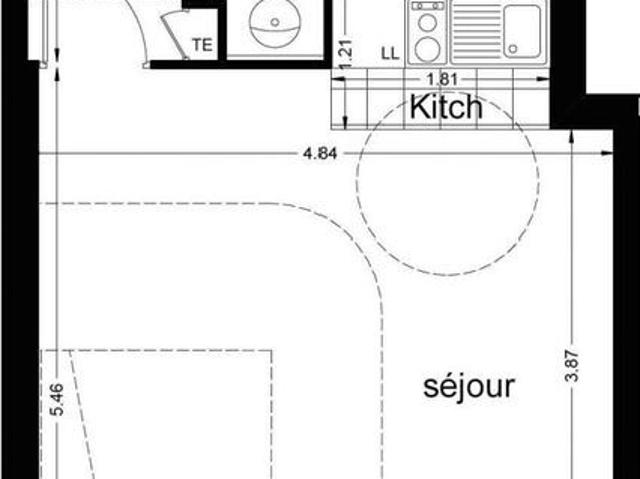 Appartement 1 pièce, 35 m² à louer à Châtenay Malabry 92290