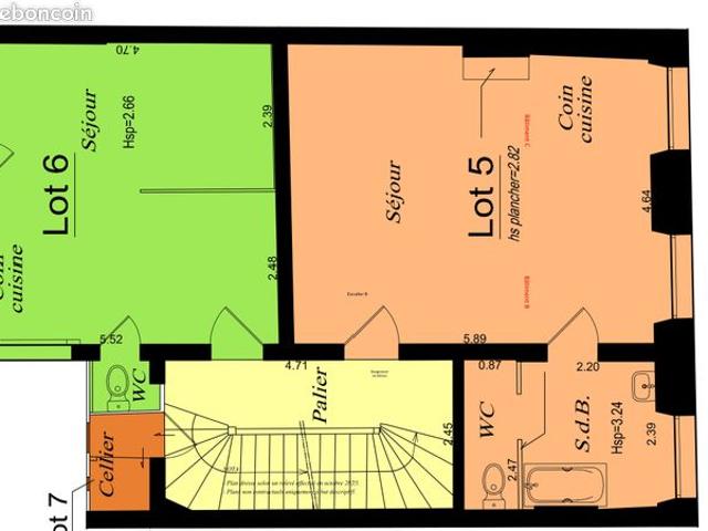 Appartement 1 pièce 36 m²