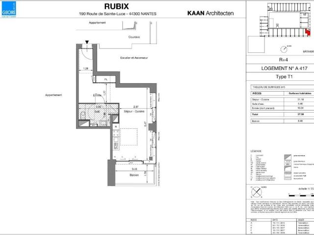 Appartement 1 pièce 37 m²