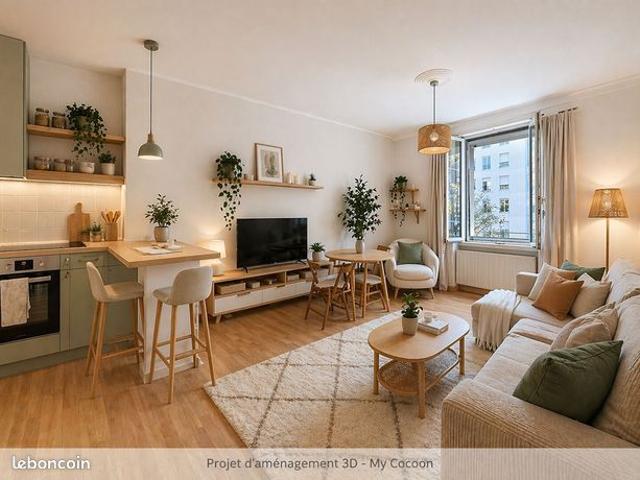 Appartement 1 pièce 39 m²