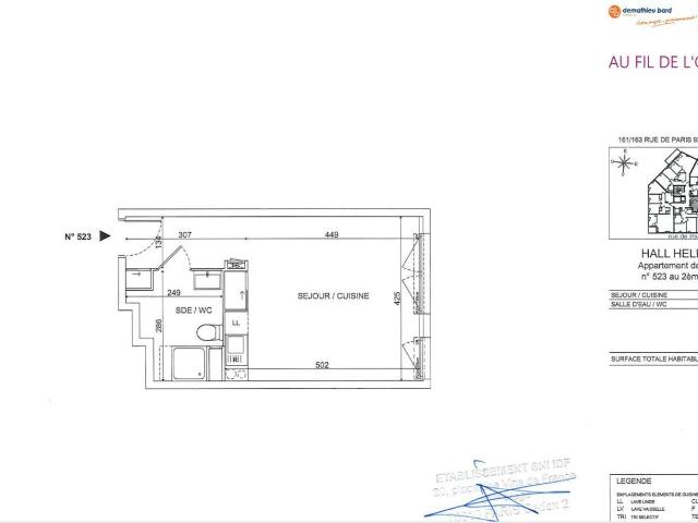 Appartement 1 pièce 30 m²