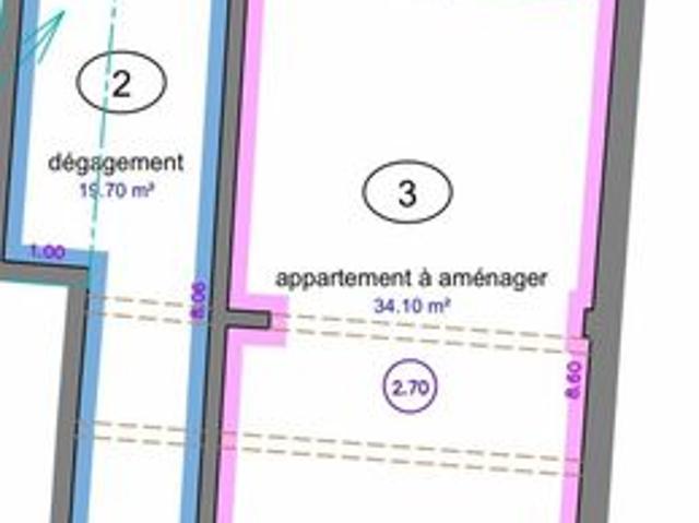 Appartement 1 pièce 30 m²