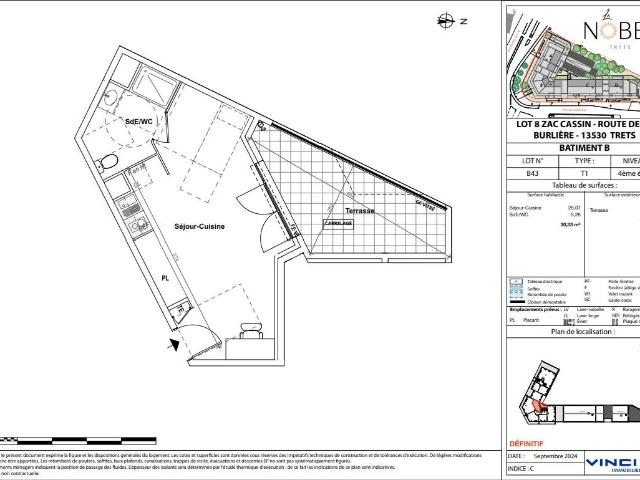 Appartement 1 pièce, 30 m² à louer à Trets 13530