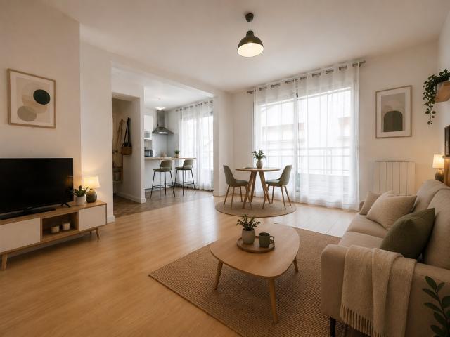Appartement 1 pièce 31 m2 Secteur Clémenceau | Balcon, cave et parking Beau potentiel d'aménagement
