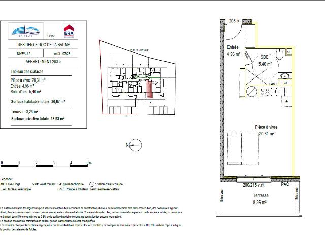 Appartement 1 pièce 31 m²