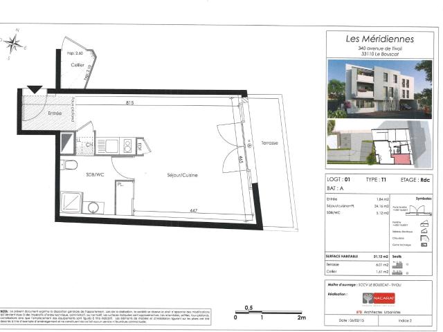 Appartement 1 pièce 31 m²