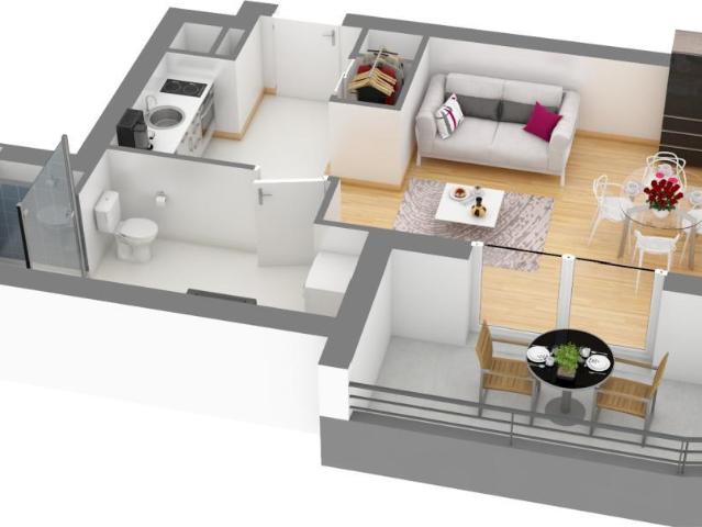 Appartement 1 pièce 32 m²