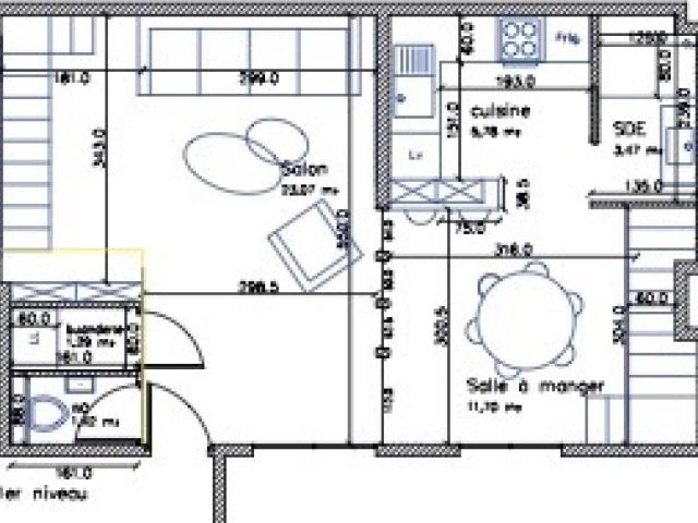 Appartement 1 pièce 44 m²