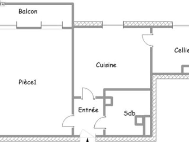 Appartement 1 pièce 40 m²