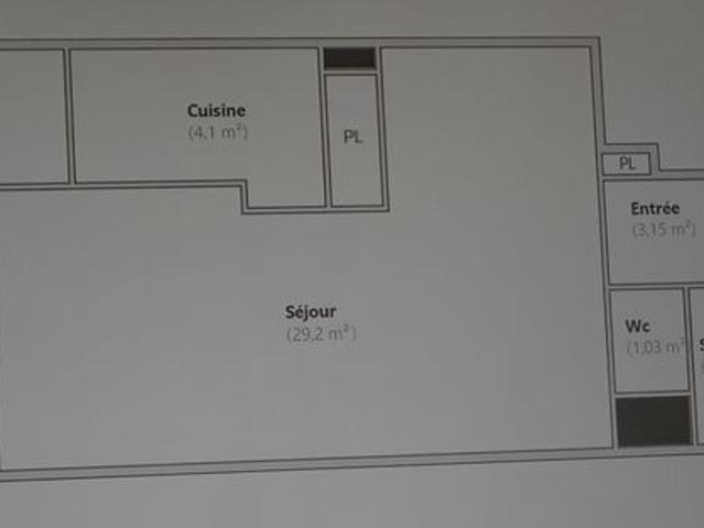 Appartement 1 pièce 41 m²